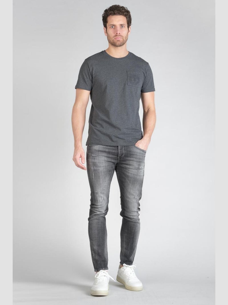 Jeans 916 tapered 7/8ème 'Le Temps Des Cerises' Noir - Kiabi