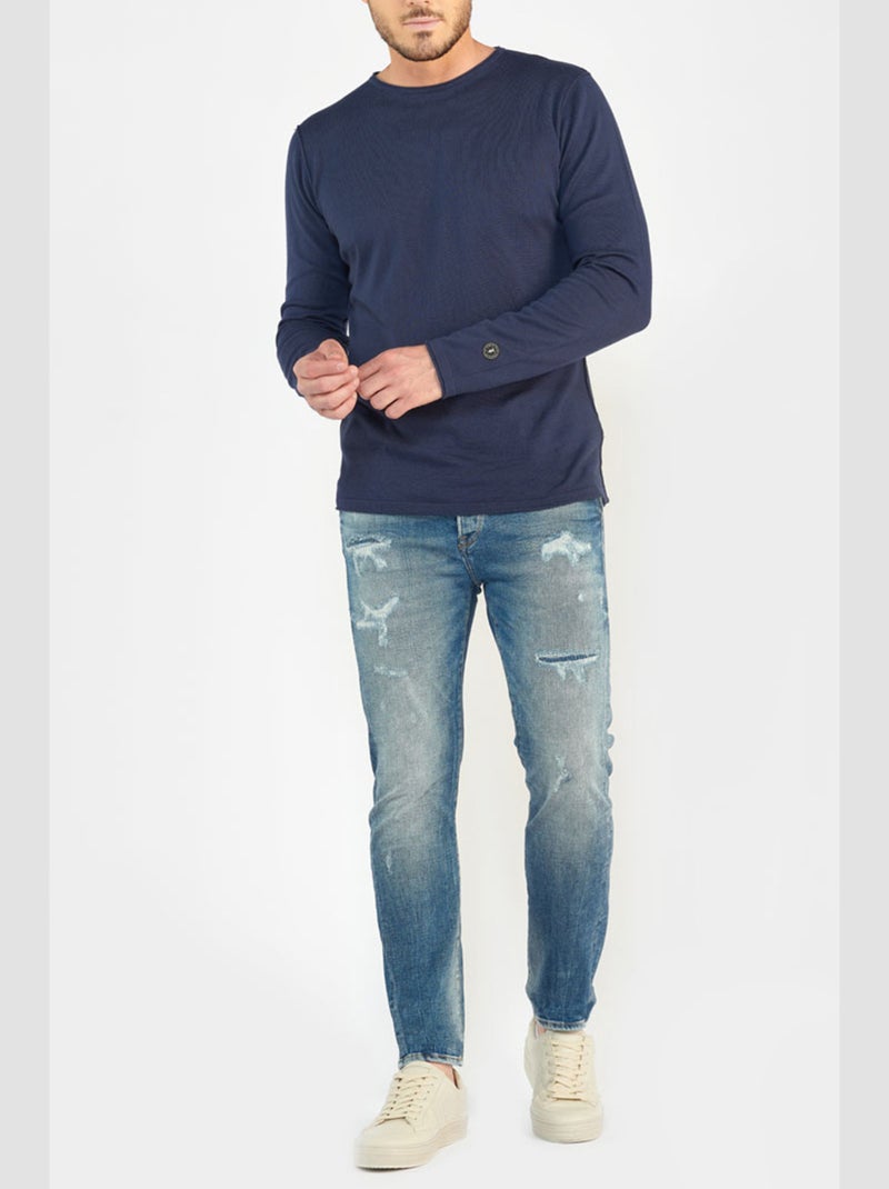 Jeans 916 tapered 'Le Temps Des Cerises' Bleu - Kiabi