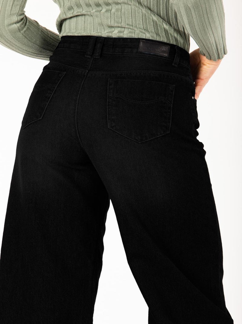 Jeans ample longueur chevilles DORY 'Rica Lewis' Noir - Kiabi