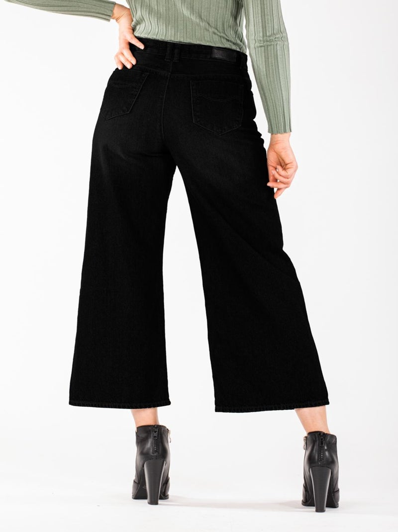 Jeans ample longueur chevilles DORY 'Rica Lewis' Noir - Kiabi