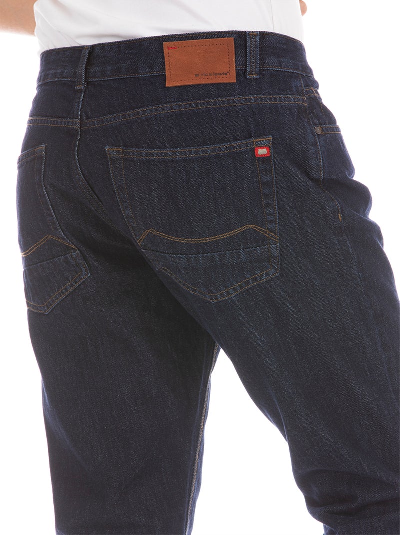 Jeans ARKON1 coupe droite coton brut, longueur 30 'Rica Lewis' Bleu - Kiabi