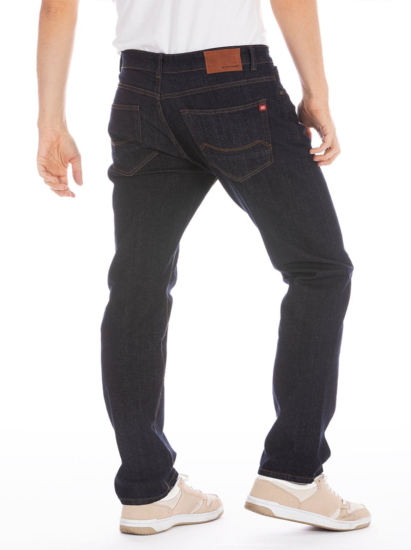 Jeans ARKON6 coupe droite stretch brut, longueur 32 'Rica Lewis' Bleu - Kiabi