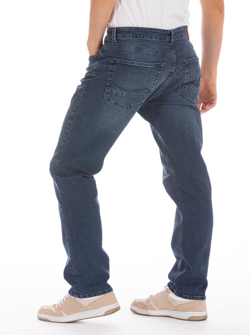 Jeans ARKON8 coupe droite stretch brossé, longueur 32 'Rica Lewis' - Kiabi
