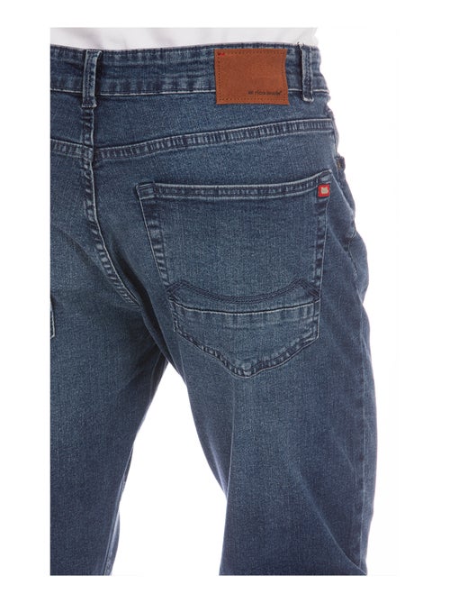 Jeans ARKON8 coupe droite stretch brossé, longueur 32 'Rica Lewis' - Kiabi