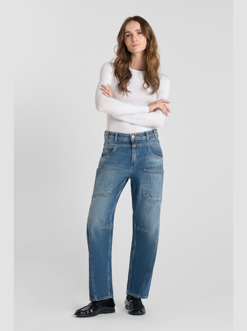 Jeans balloon loose large 'Le Temps Des Cerises' Bleu - Kiabi