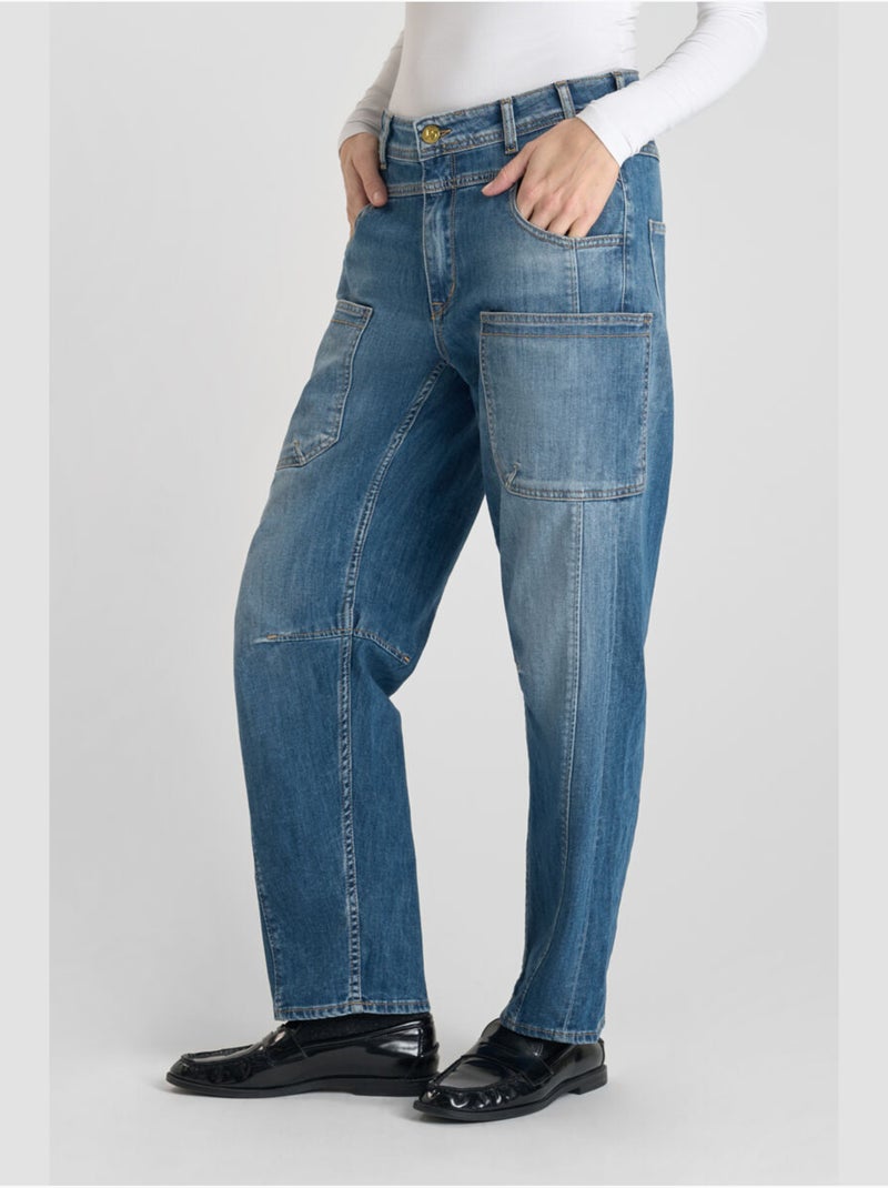 Jeans balloon loose large 'Le Temps Des Cerises' Bleu - Kiabi