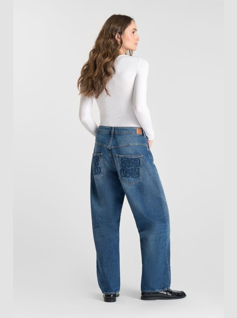 Jeans balloon loose large 'Le Temps Des Cerises' Bleu - Kiabi