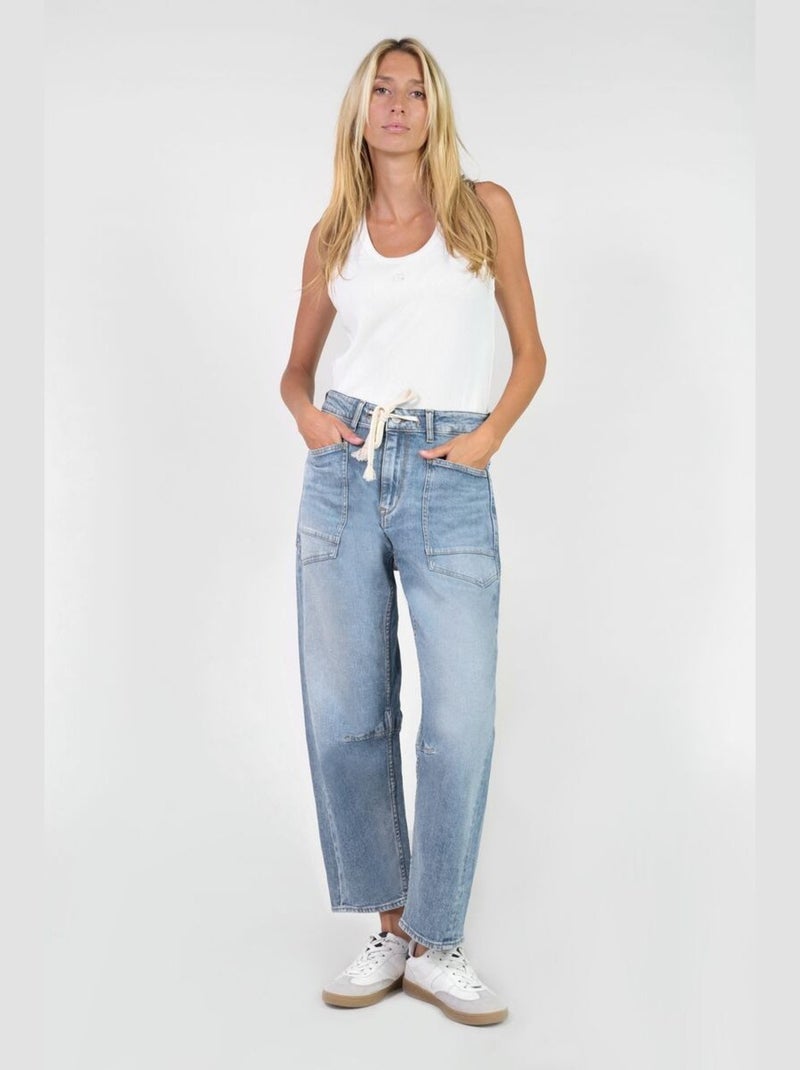 Jeans balloon loose large 'Le Temps Des Cerises' Bleu - Kiabi