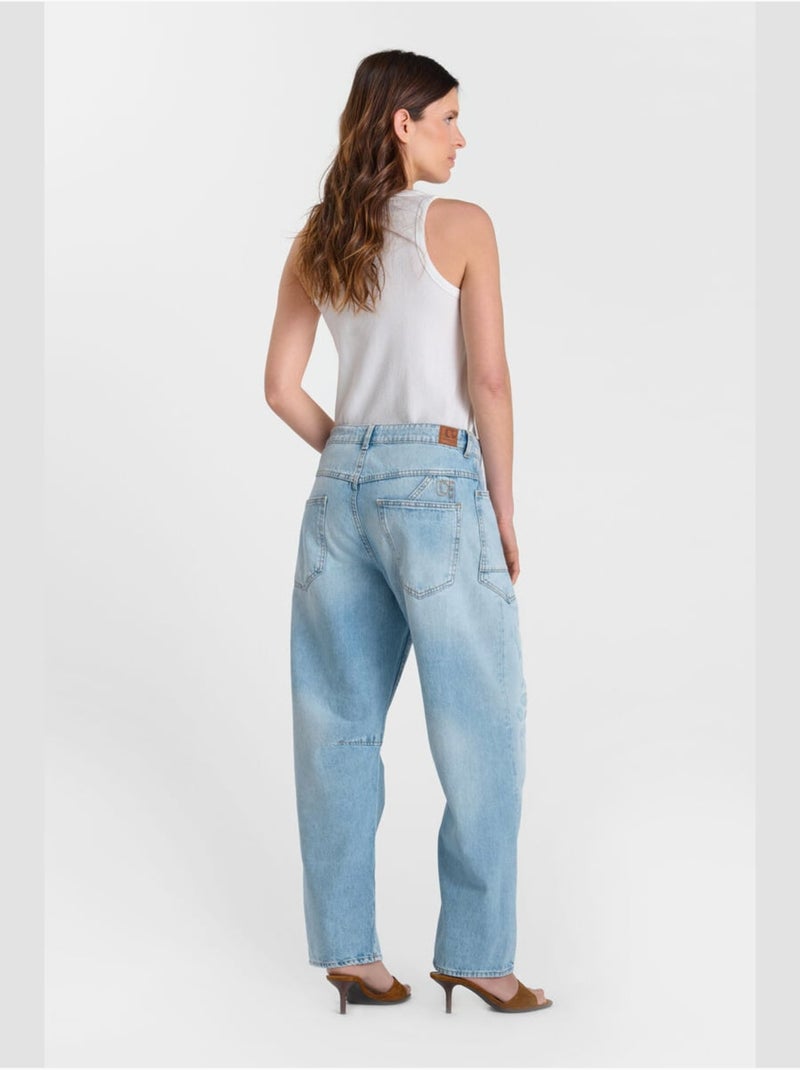 Jeans balloon loose large 'Le Temps Des Cerises' Bleu - Kiabi