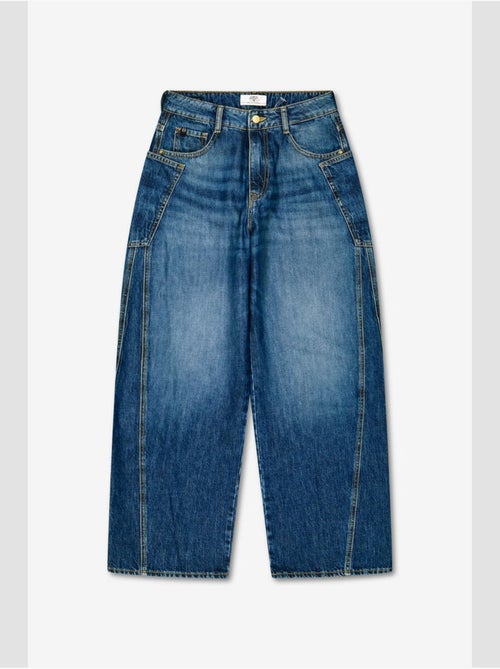 Jeans balloon Nyalau bleu N°3 'Le Temps Des Cerises' - Kiabi