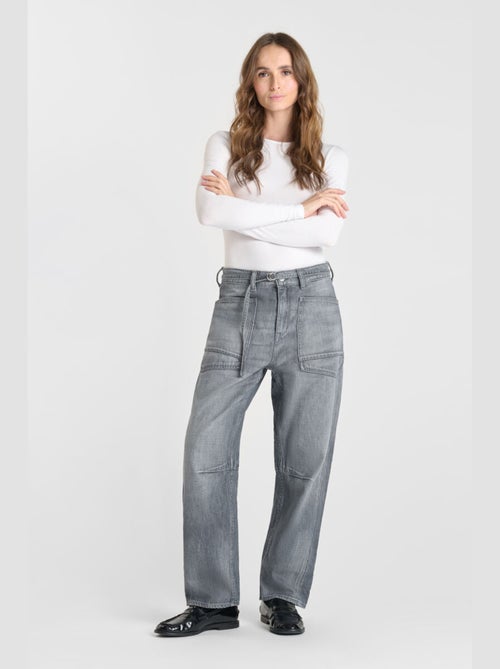 Jeans balloon taille haute loose large 'Le Temps Des Cerises' - Kiabi