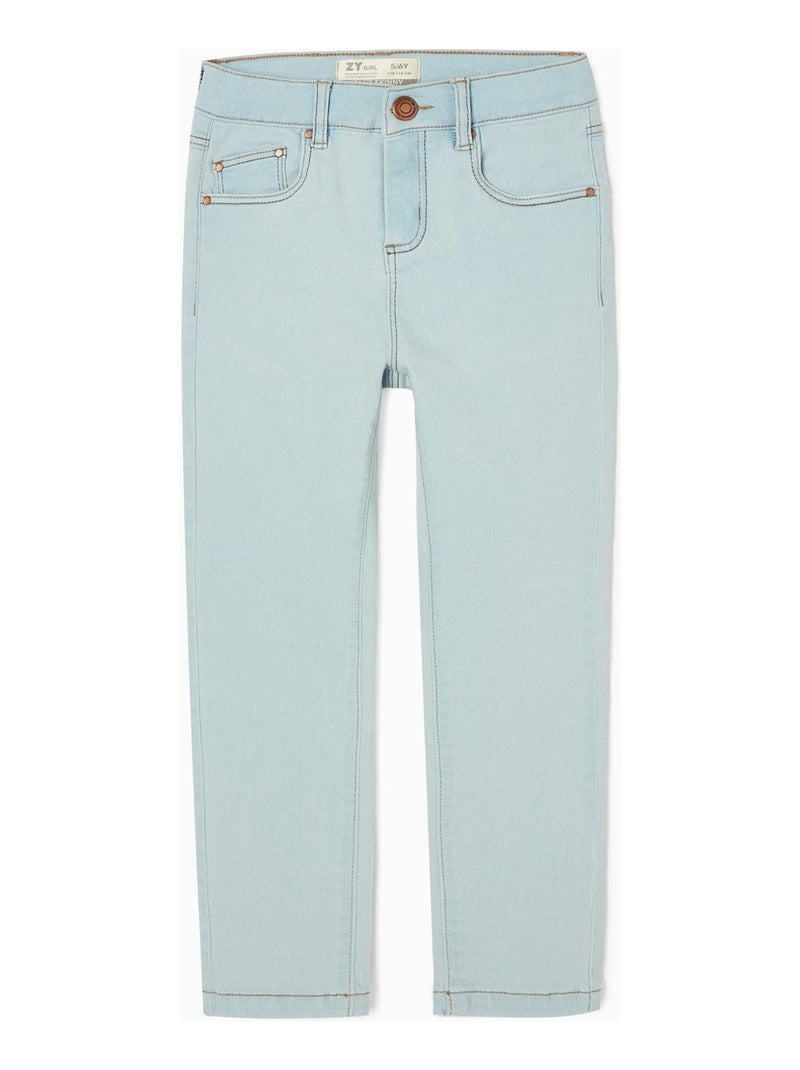 Jeans bleu clair pour fille ESSENTIALS LINE Bleu - Kiabi