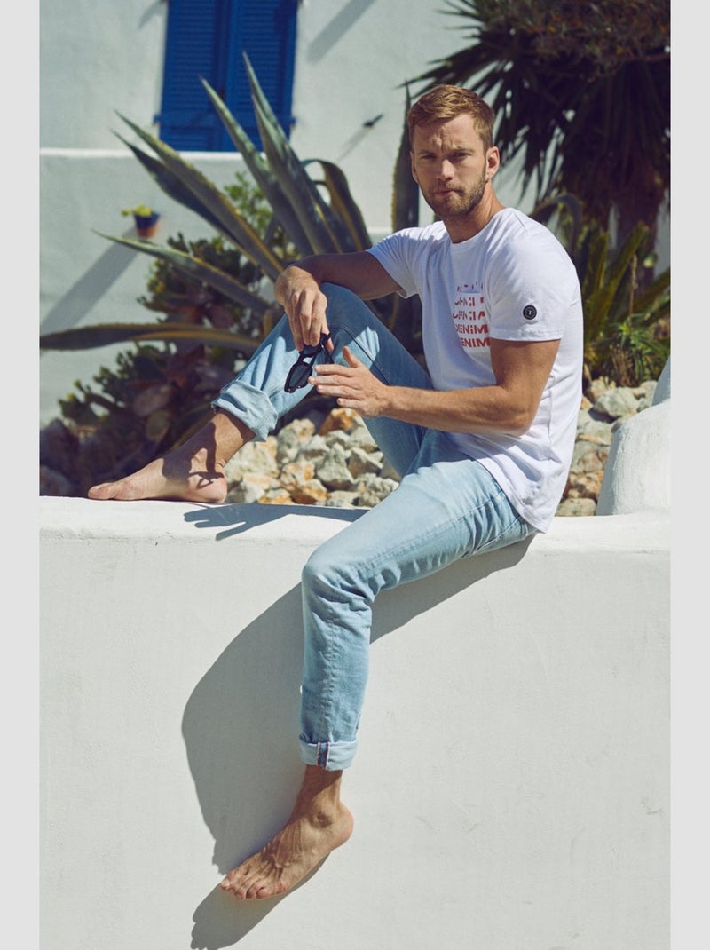 Jeans BLUE JOGG 700/11 ajusté 'Le Temps Des Cerises' Bleu - Kiabi