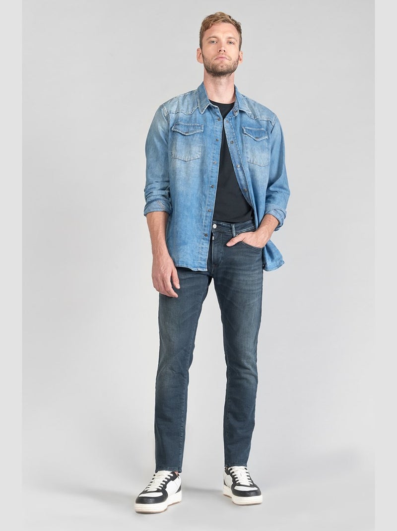 Jeans BLUE JOGG 700/11 ajusté 'Le Temps Des Cerises' Bleu - Kiabi