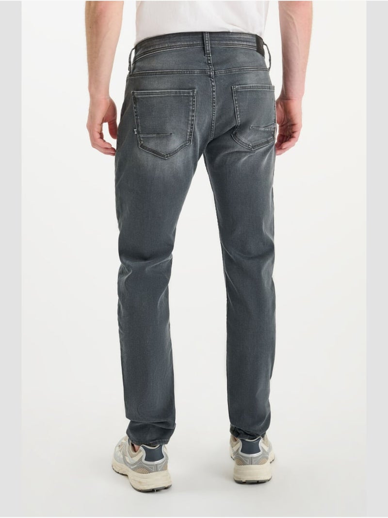Jeans BLUE JOGG 700/11 slim 'Le Temps Des Cerises' Gris - Kiabi