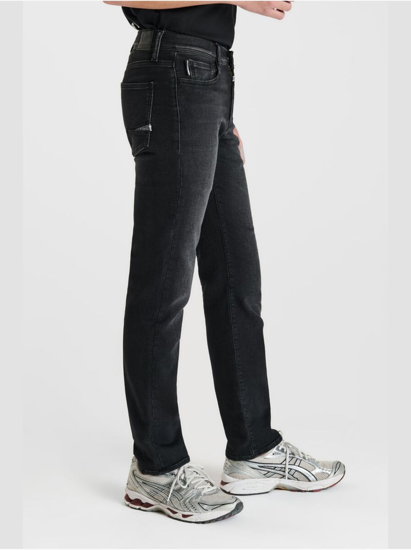 Jeans BLUE JOGG droite 'Le Temps Des Cerises' Noir - Kiabi