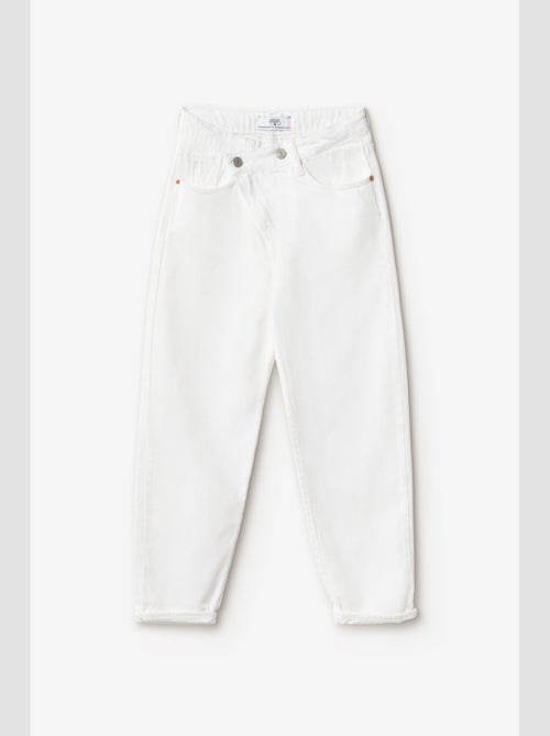Jeans boyfit 7/8ème 7/8ème 'Le Temps Des Cerises' - Kiabi