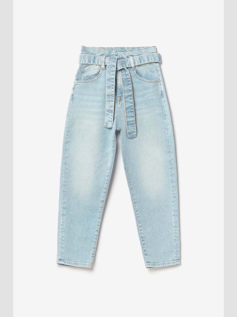 Jeans boyfit  7/8ème 'Le Temps Des Cerises' Bleu - Kiabi