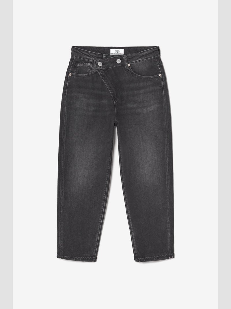 Jeans boyfit 7/8ème loose large 7/8ème 'Le Temps Des Cerises' Noir - Kiabi