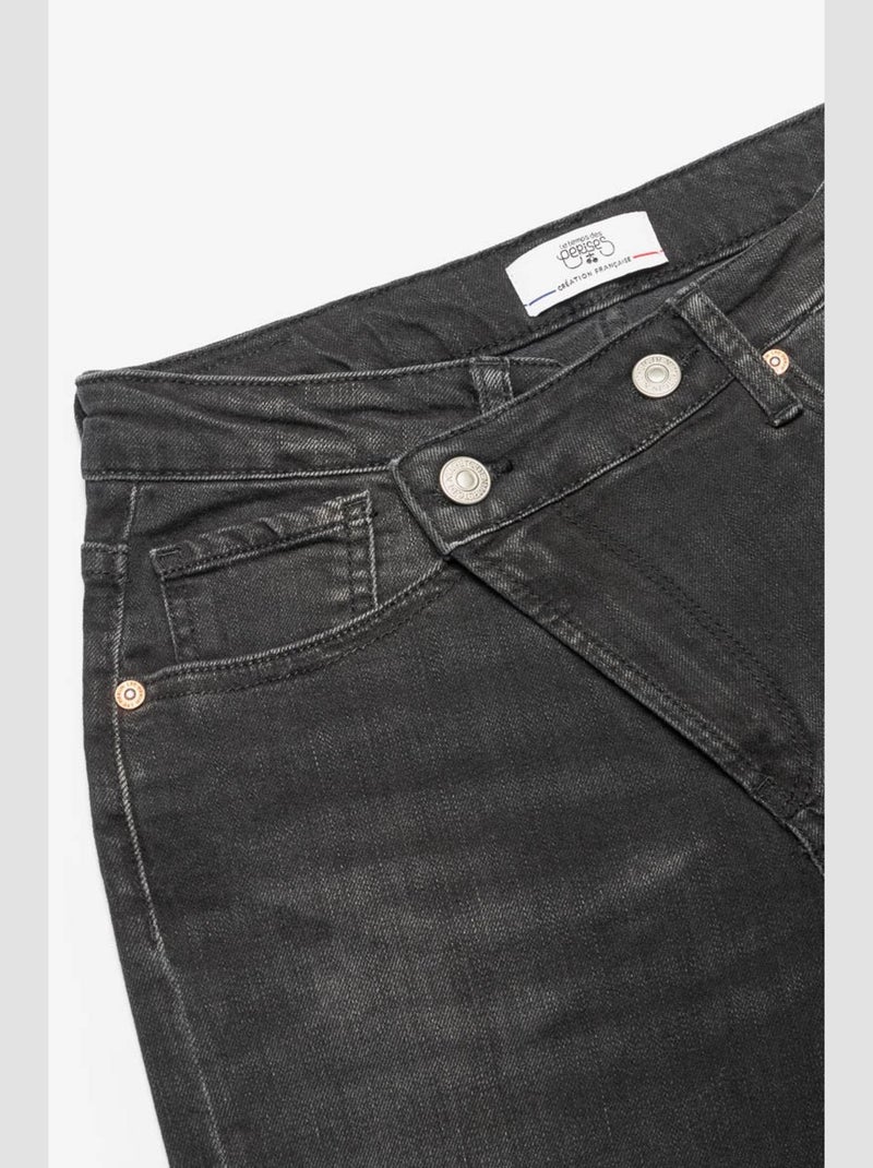 Jeans boyfit loose large 7/8ème 'Le Temps Des Cerises' Noir - Kiabi