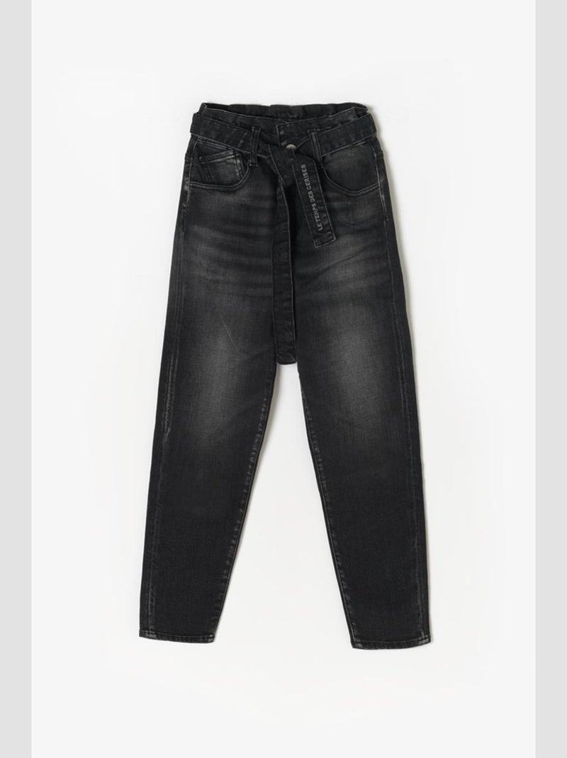 Jeans boyfit loose large 'Le Temps Des Cerises' Noir - Kiabi