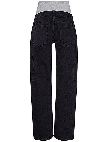 Jeans Cargo Femme Mamalicous Wide Leg