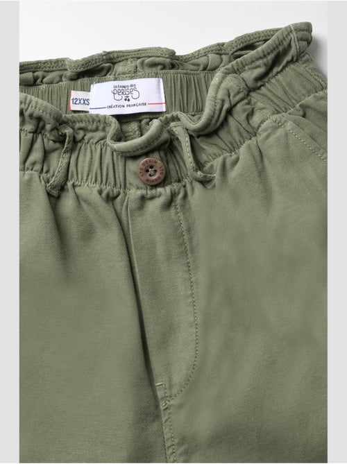 Jeans cargo 'le temps des cerises' - Kiabi