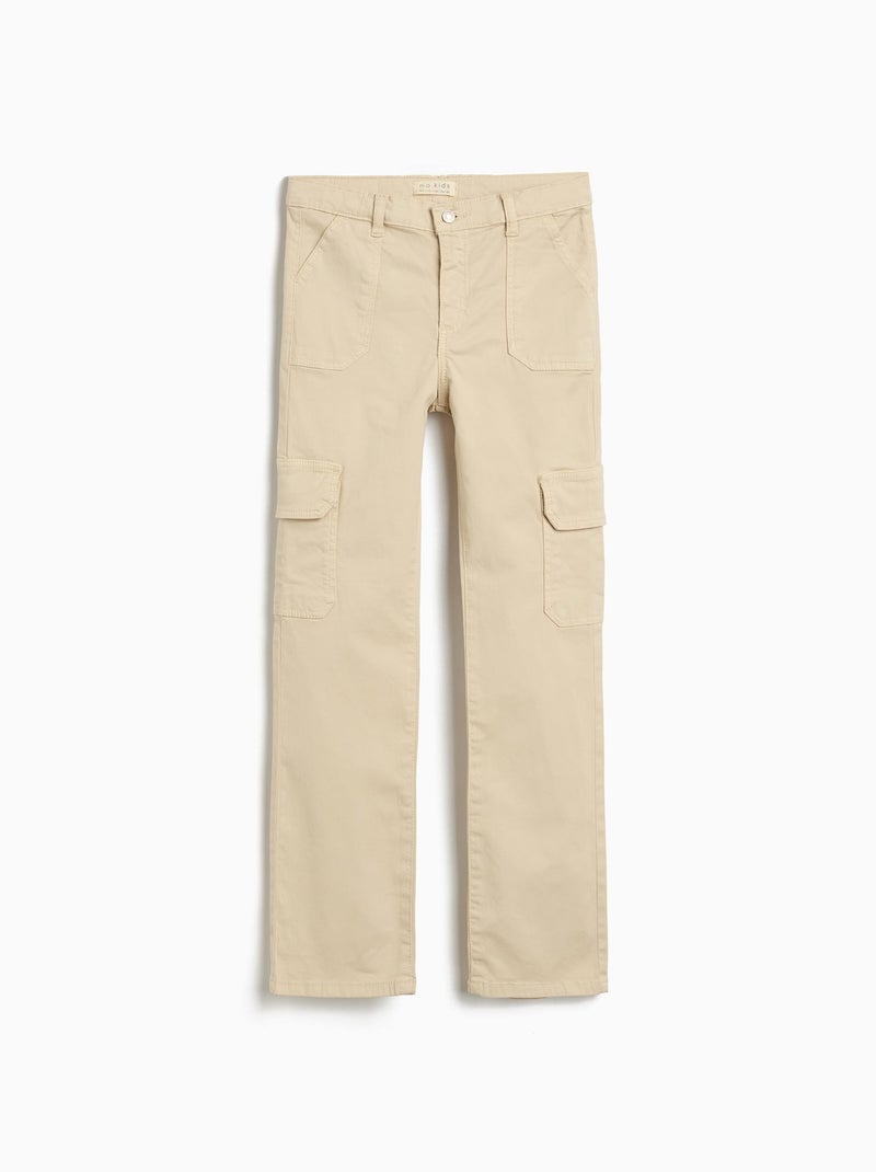 Jeans cargo, MO Fashion Beige - Kiabi
