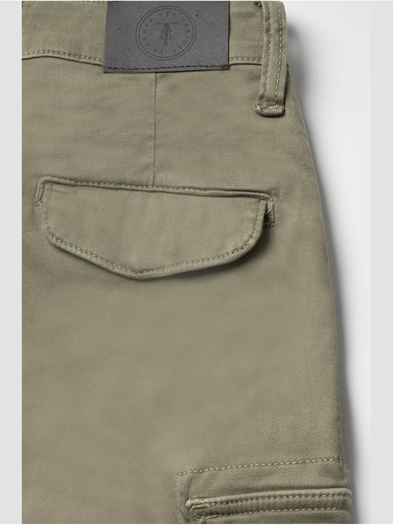 Jeans carotte 'Le Temps Des Cerises' Kaki - Kiabi