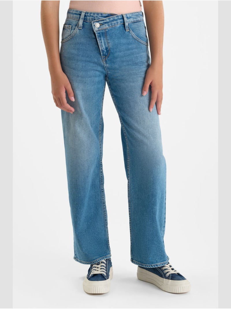Jeans CARRY droite 'Le Temps Des Cerises' Bleu - Kiabi