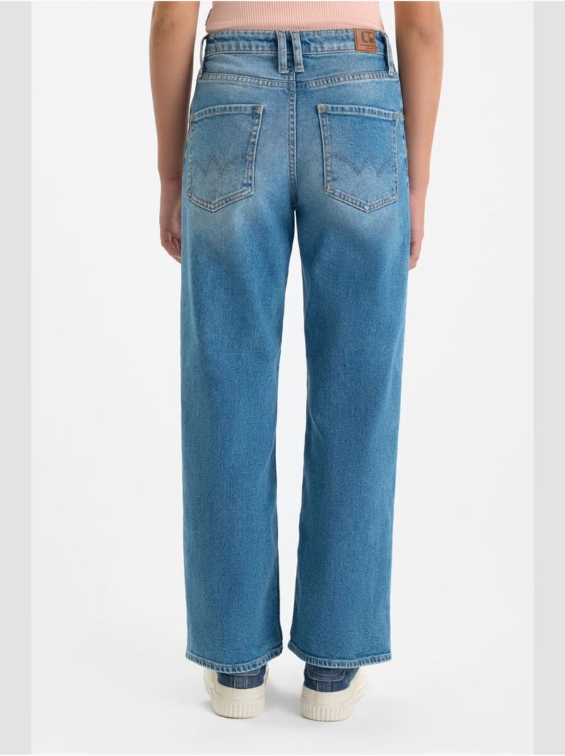 Jeans CARRY droite 'Le Temps Des Cerises' Bleu - Kiabi