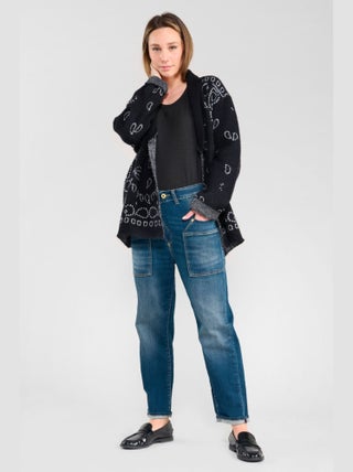 Jeans cosy boyfit 7/8ème 'Le Temps Des Cerises'