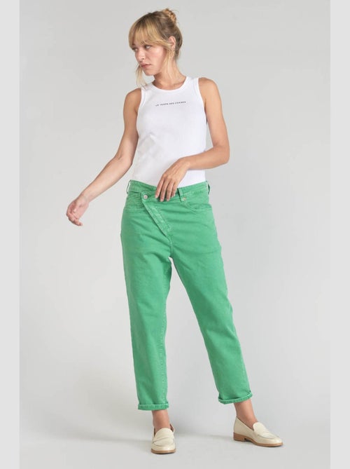 Jeans cosy boyfit 7/8ème 'Le Temps Des Cerises' - Kiabi