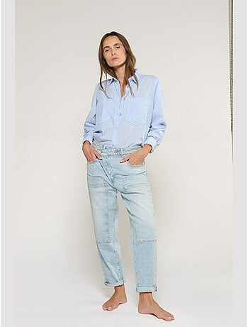 Jeans cosy loose large 7/8ème 'Le Temps Des Cerises'
