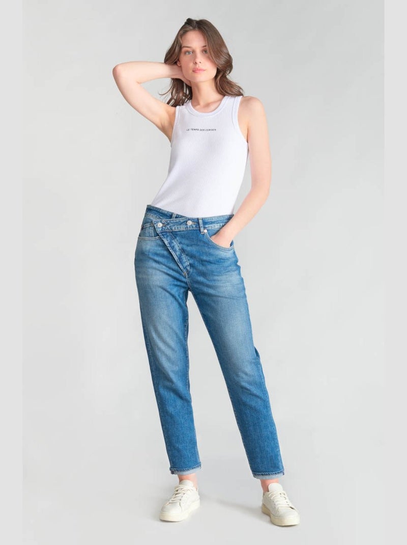 Jeans cosy loose large 7/8ème 'Le Temps Des Cerises' Bleu - Kiabi