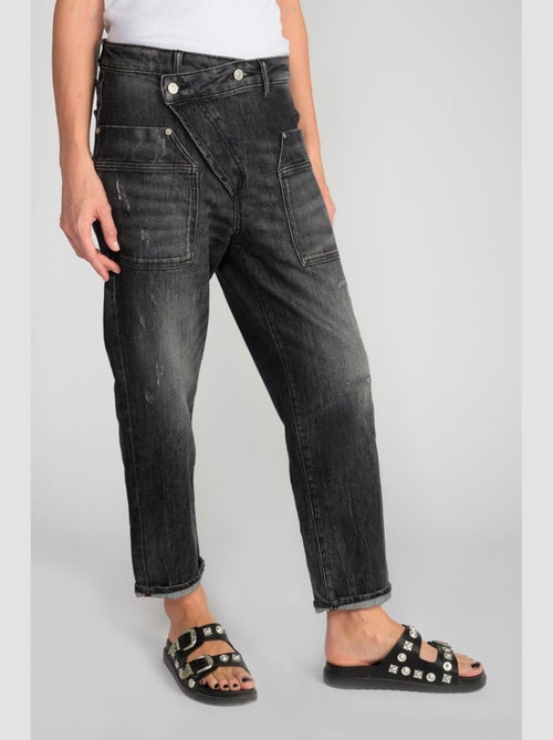 Jeans cosy loose large 7/8ème 'Le Temps Des Cerises' - Kiabi