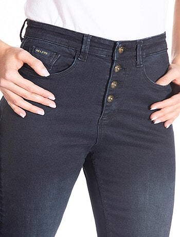 Jeans coupe bootcut denim stretch blue black ZAIRA 'Rica Lewis'