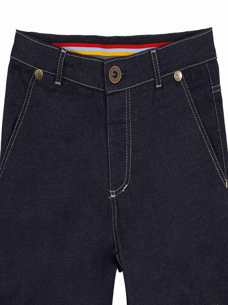 Jeans   Coupe Chino      SAINCLAIR - La Faute à Voltaire Bleu foncé - Kiabi