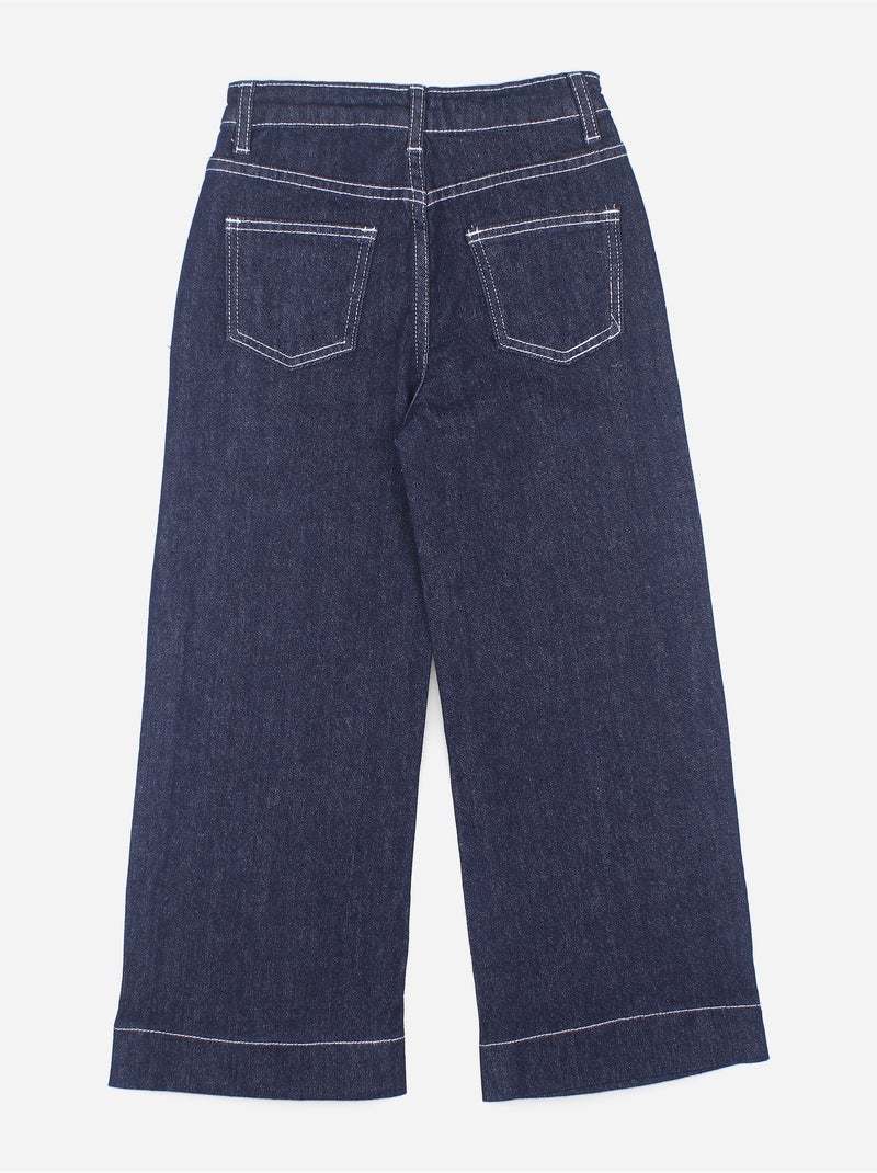 Jeans coupe droite - Kids Star Bleu foncé - Kiabi