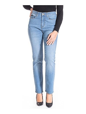 Jeans coupe droite denim stretch brossé ZOE 'Rica Lewis'