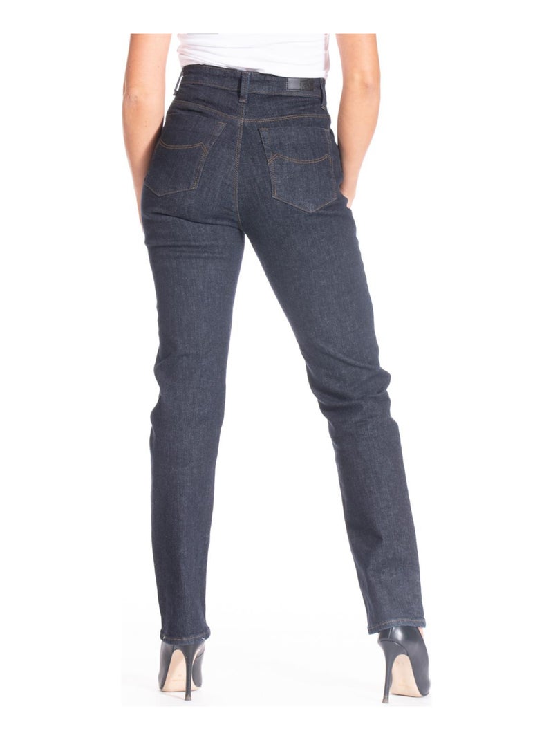 Jeans coupe droite denim stretch brut ZELDA 'Rica Lewis' Bleu - Kiabi