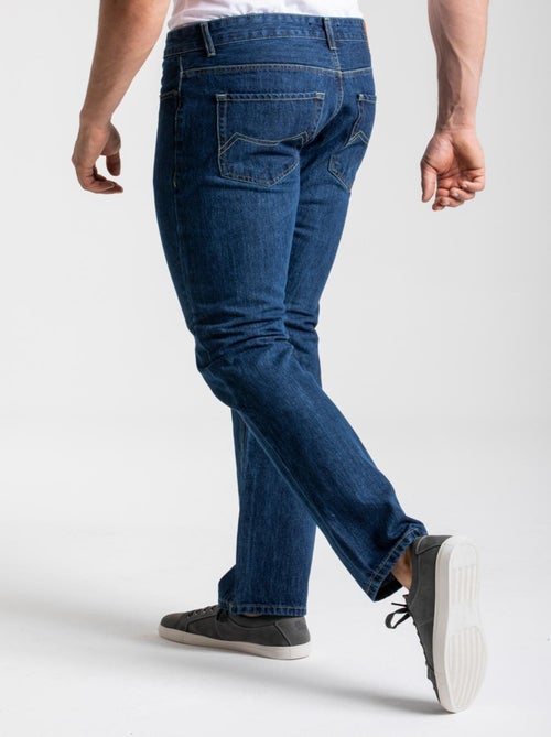 Jeans coupe droite RL70 confort coton stone washed 'Rica Lewis' - Kiabi