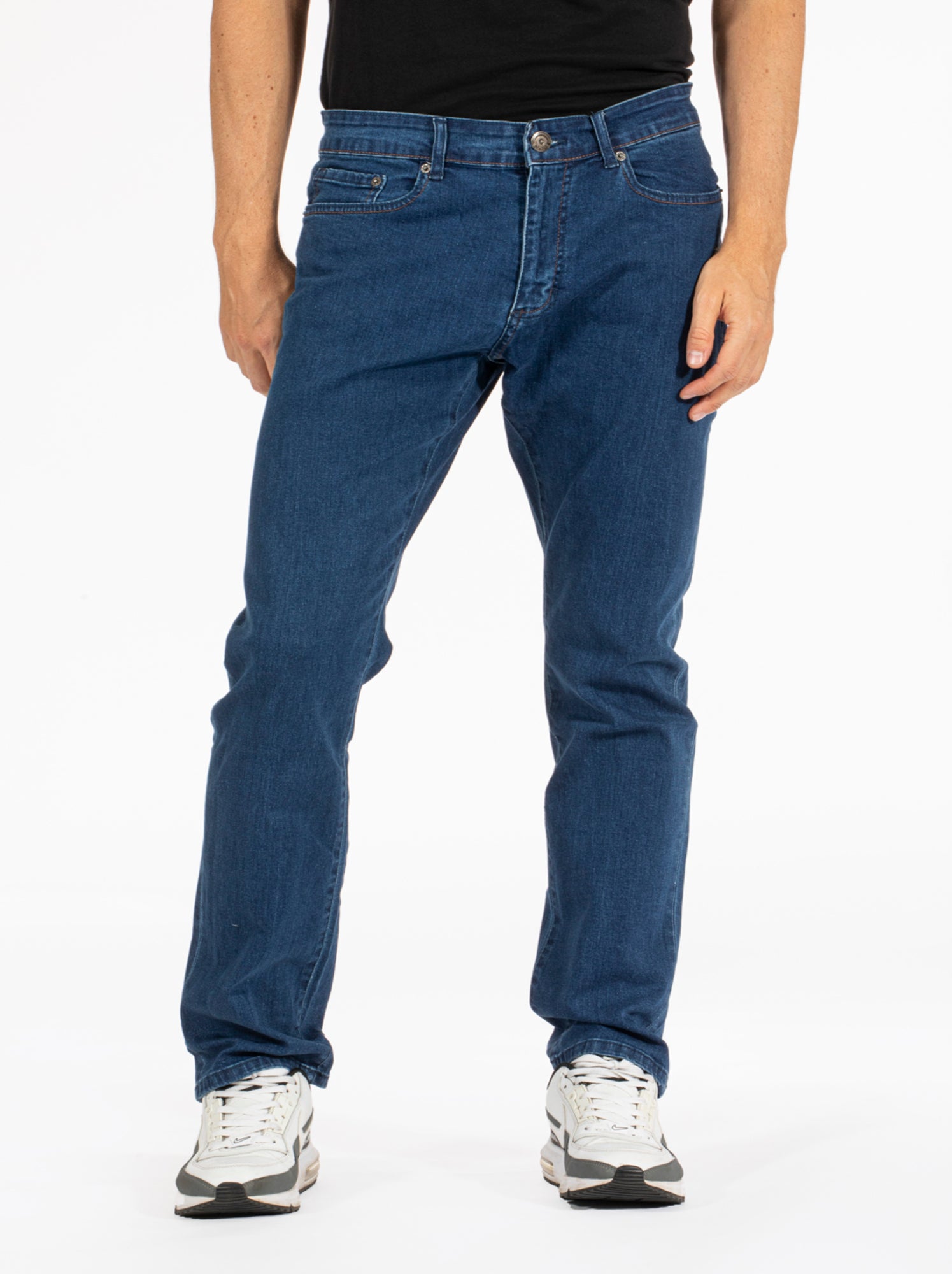 Jean Stretch Coupe Droite Pour Homme - Léger, Style Rétro, Parfait Pour L'été Et Les Loisirs - 13