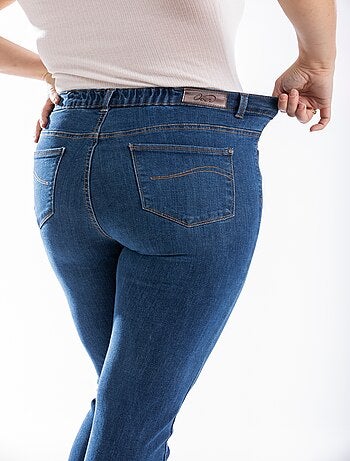 Jeans coupe droite taille haute denim OBR8 'OBER'