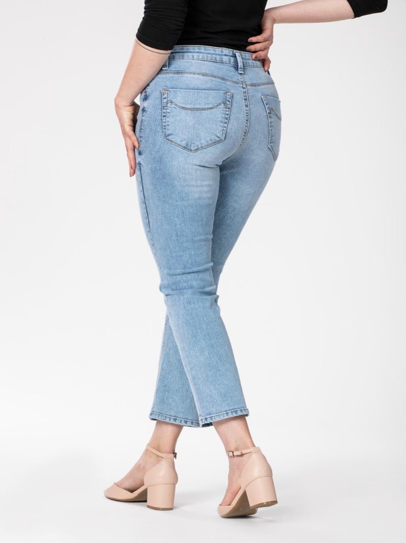 Jeans coupe slim trompette ELEN 'Rica Lewis' Bleu - Kiabi