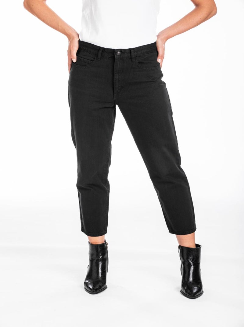 Jeans coupe vintage slouchy LESSY 'Rica Lewis' Noir - Kiabi