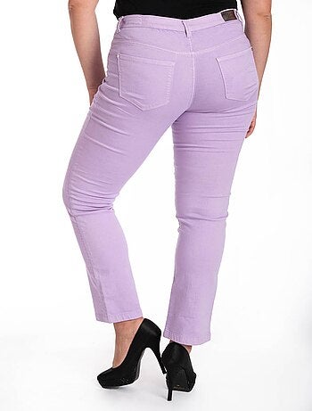 Jeans de couleur taille haute stretch OBR13 'OBER'