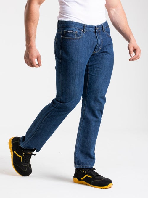 Jeans de travail coton coupe confort stone WORK5 'Rica Lewis' - Kiabi