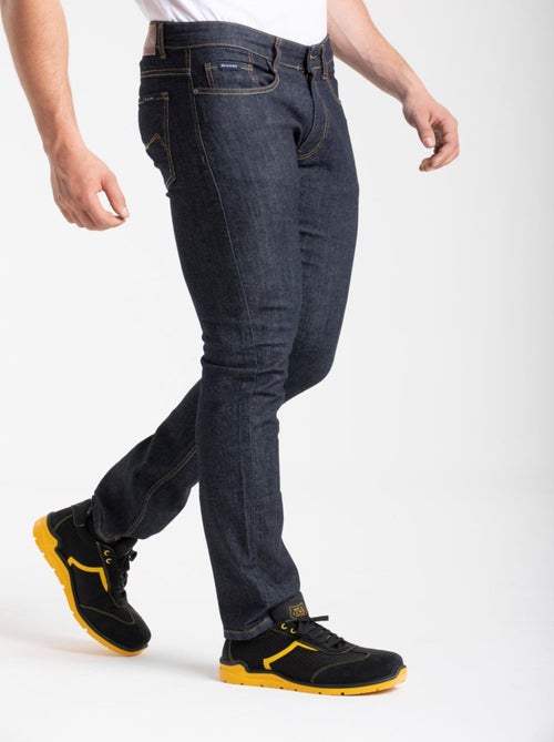 Jeans de travail coupe droite ajustée brut stretch WORK2 'Rica Lewis' - Kiabi