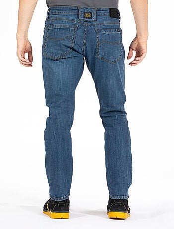 Jeans de travail coupe droite ajustée stone brossé stretch WORK3 'Rica Lewis'